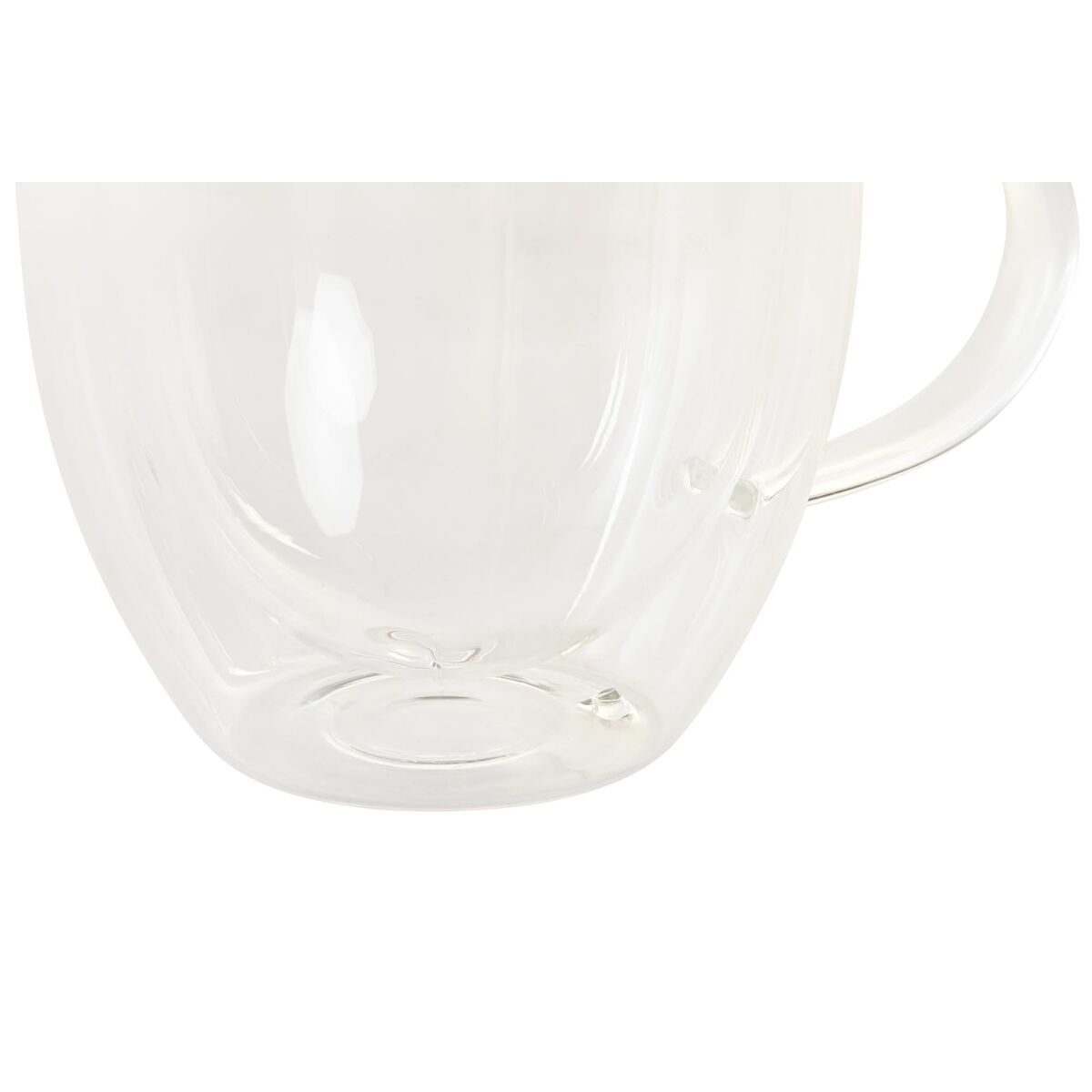 Juego de Tazas de Café DKD Home Decor 250 ml Cristal Transparente